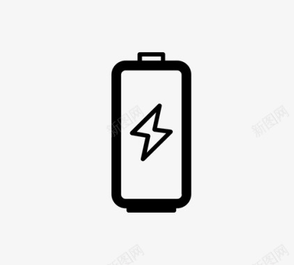 电源电池aa电池充电图标图标