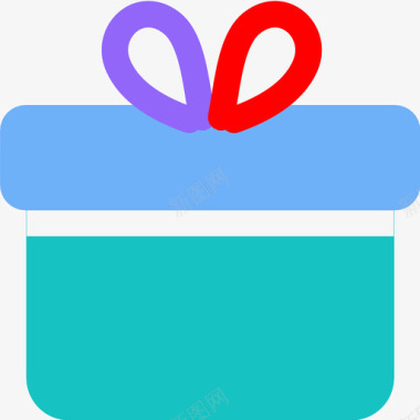 盒子装饰礼物纪念生日图标图标