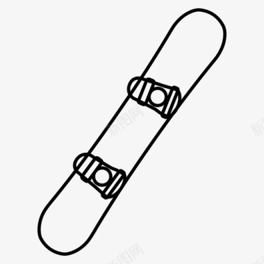 滑雪板玩具工具图标图标