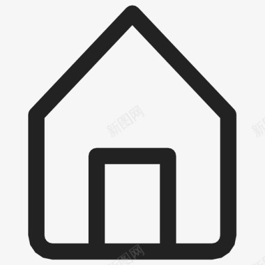 房子盒子建筑图标图标