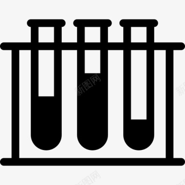 观察研究试管研究太空图标图标