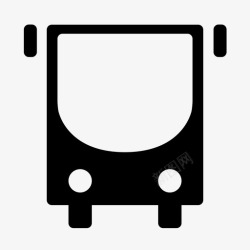 交通运输机公共汽车车辆交通工具图标高清图片