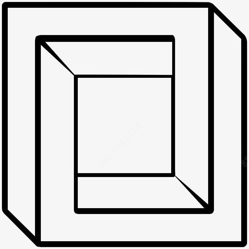 彭罗斯正方形立方体形状图标免费下载 图标zuhteeic icon图标网