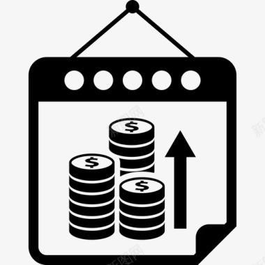 页面报错图标收入增加月份日历页面业务日历图标图标