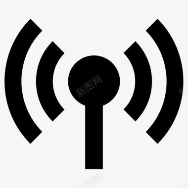 无线信号信号宽补充图标图标