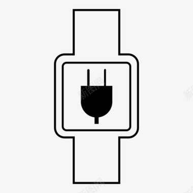 充电手表苹果手表智能手表图标图标