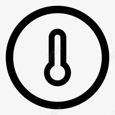温度计用户界面运输图标图标