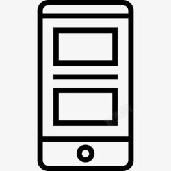 网络用途智能手机个人电话网络图标高清图片