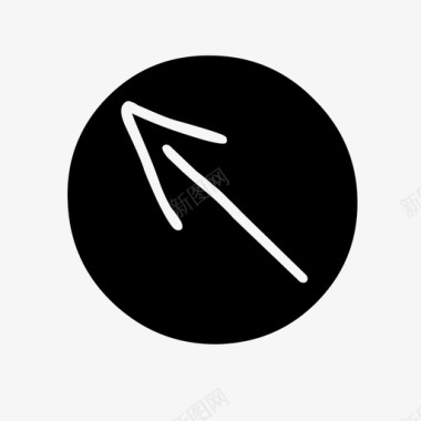 向左旋转向左上箭头图标图标