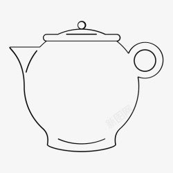 花式茶茶壶杯子饮料图标高清图片