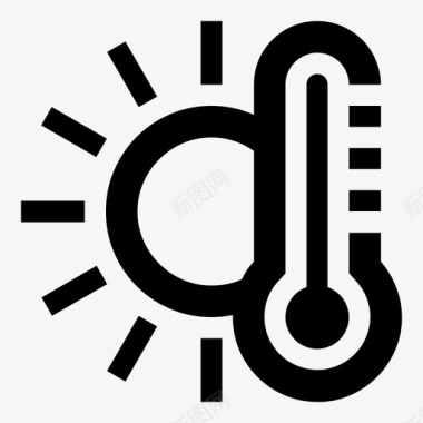 太阳设计高温太阳派图标图标