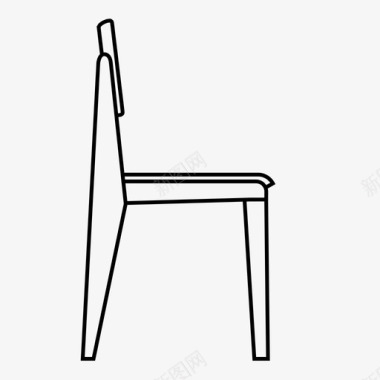 jeanprouve标准椅复古材料图标图标
