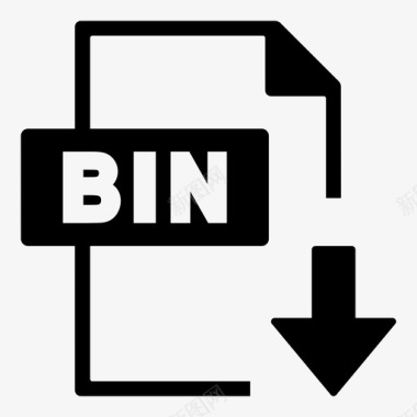 计算机bin文件格式网络工作移动工作图标图标