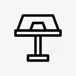 生活讲台讲台演讲者已售出图标高清图片