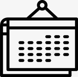 日历挂件日历日期事件图标高清图片