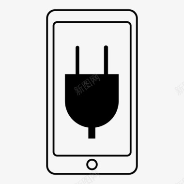 充电手机苹果设备图标图标