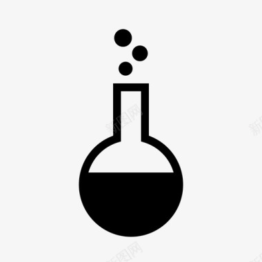 烧杯圆瓶烧杯化学图标图标
