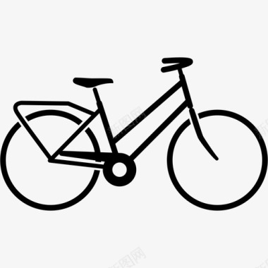 通勤女式自行车女式车架城市自行车图标图标