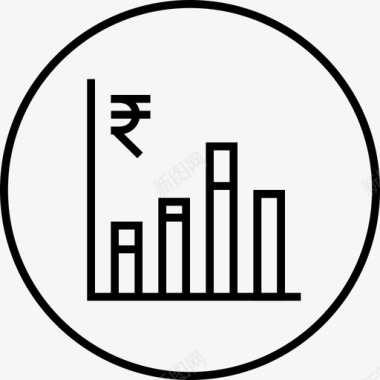 线圆条形图图表列图标图标