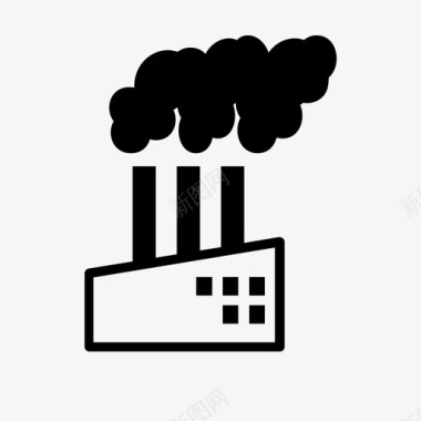 烟雾免费png下载空气污染工业全球变暖图标图标