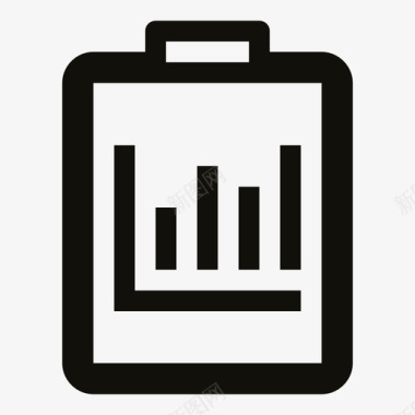 木头方框统计信息条形图方框图标图标