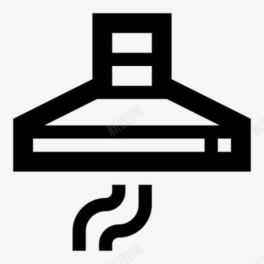 吸油烟机炉灶标牌图标图标