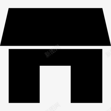 黑色房子房子黑色的形状界面指向的图标图标