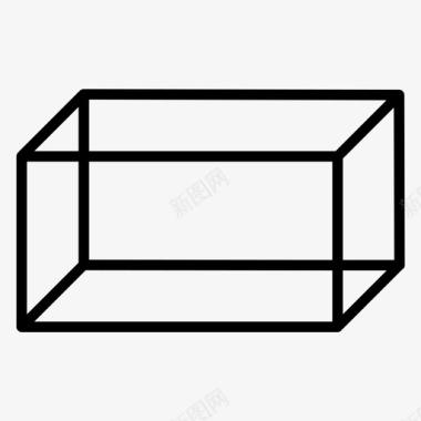 长方体3d盒子图标图标