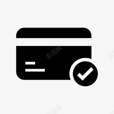 信用卡宣传册银行卡确认支付多图标图标