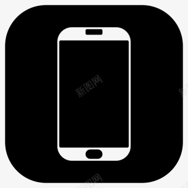 黑色手机边框黑色手机黑色三星黑色手机galaxy图标图标