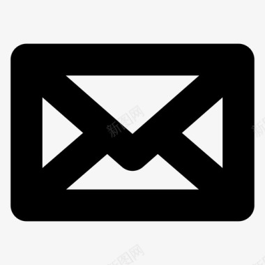 室内迷你信封未读电子邮件邮资图标图标