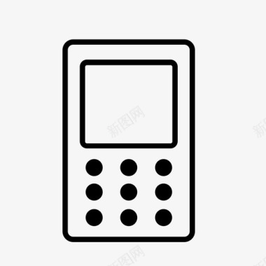 手机队形晾晒图标图标
