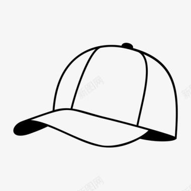 帽子棒球帽男孩图标图标