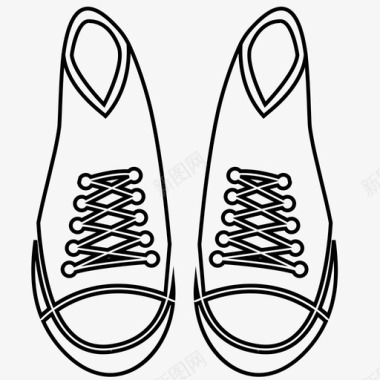 运动运动鞋衣柜图标图标