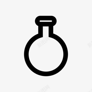 圆底烧瓶物品化学图标图标