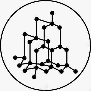 橡皮泥模型分子结构科学物理图标图标