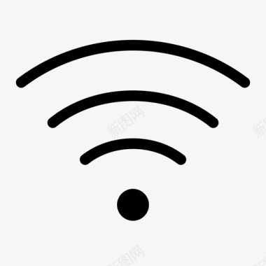 互联网wifi无线连接同步智能手机图标图标