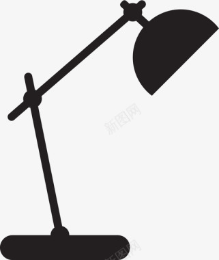 灯具台灯欧美风台灯办公用品照明图标图标