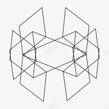 几何图案形状数学图标图标