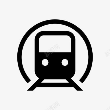 公交地铁标识地铁便利经济图标图标