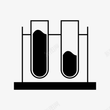 化学研究试管试管演员痛苦图标图标