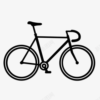 自行车交通工具轮胎图标图标