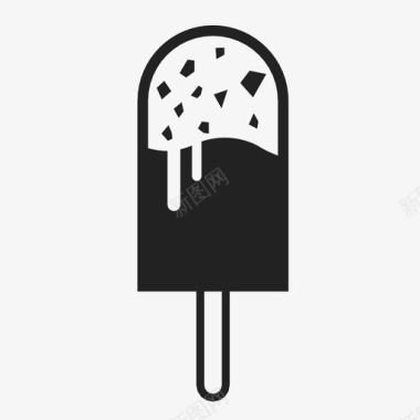 草莓酸奶冰激凌冰淇淋冰激凌冰糕图标图标