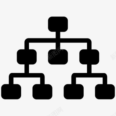 矢量公司标识层次结构业务结构公司图标图标