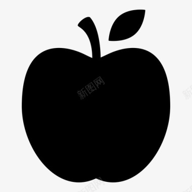 红色苹果食品水果图标图标