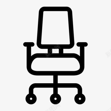 转椅老板椅工作椅图标图标