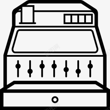 收银台收银机收银台新的图标图标