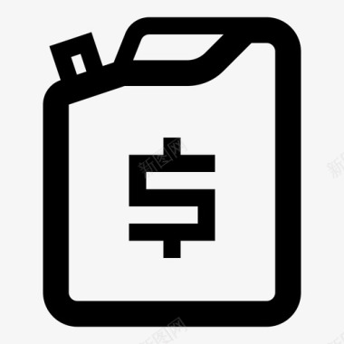 容器后易拉罐货币液体图标图标