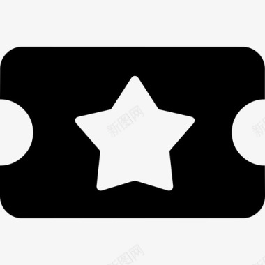 VIP卡界面coolicons上的星星图标图标