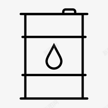 桶石油支架图标图标